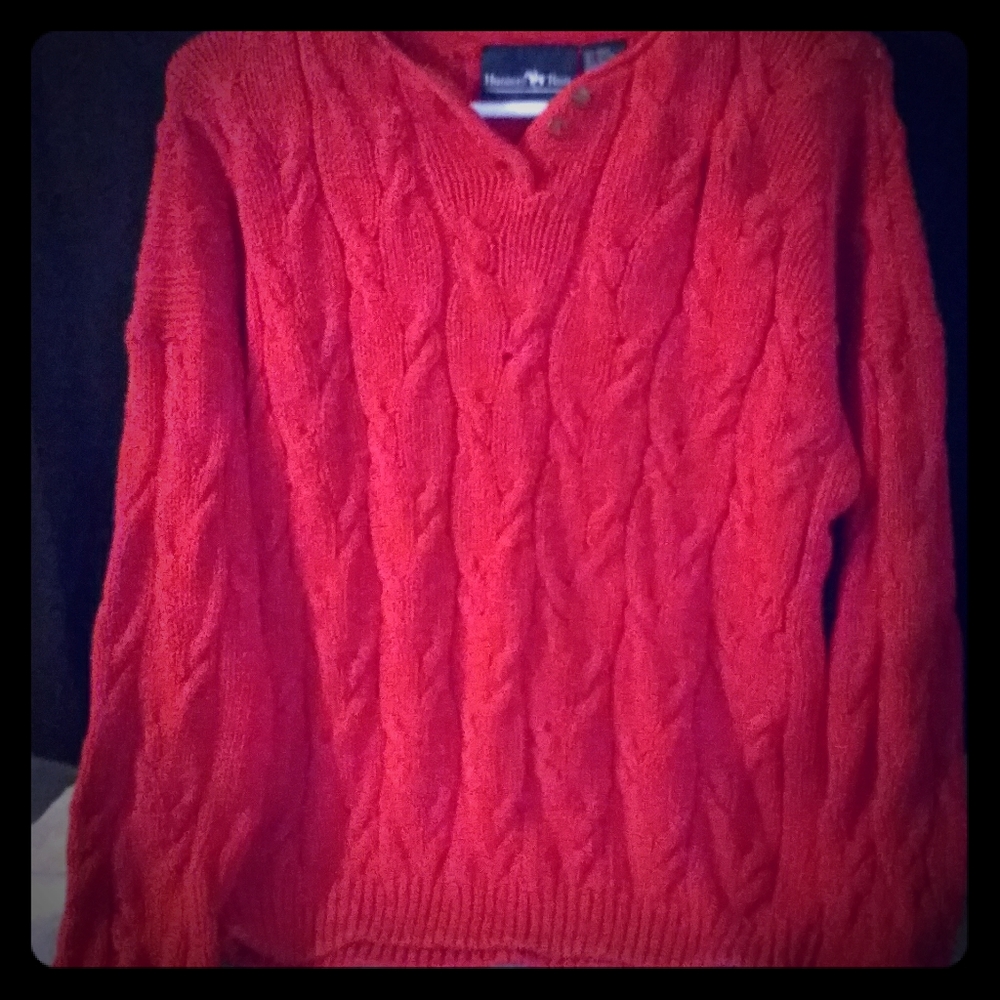 Vintage Hunter's Run Knit Sweater Size L